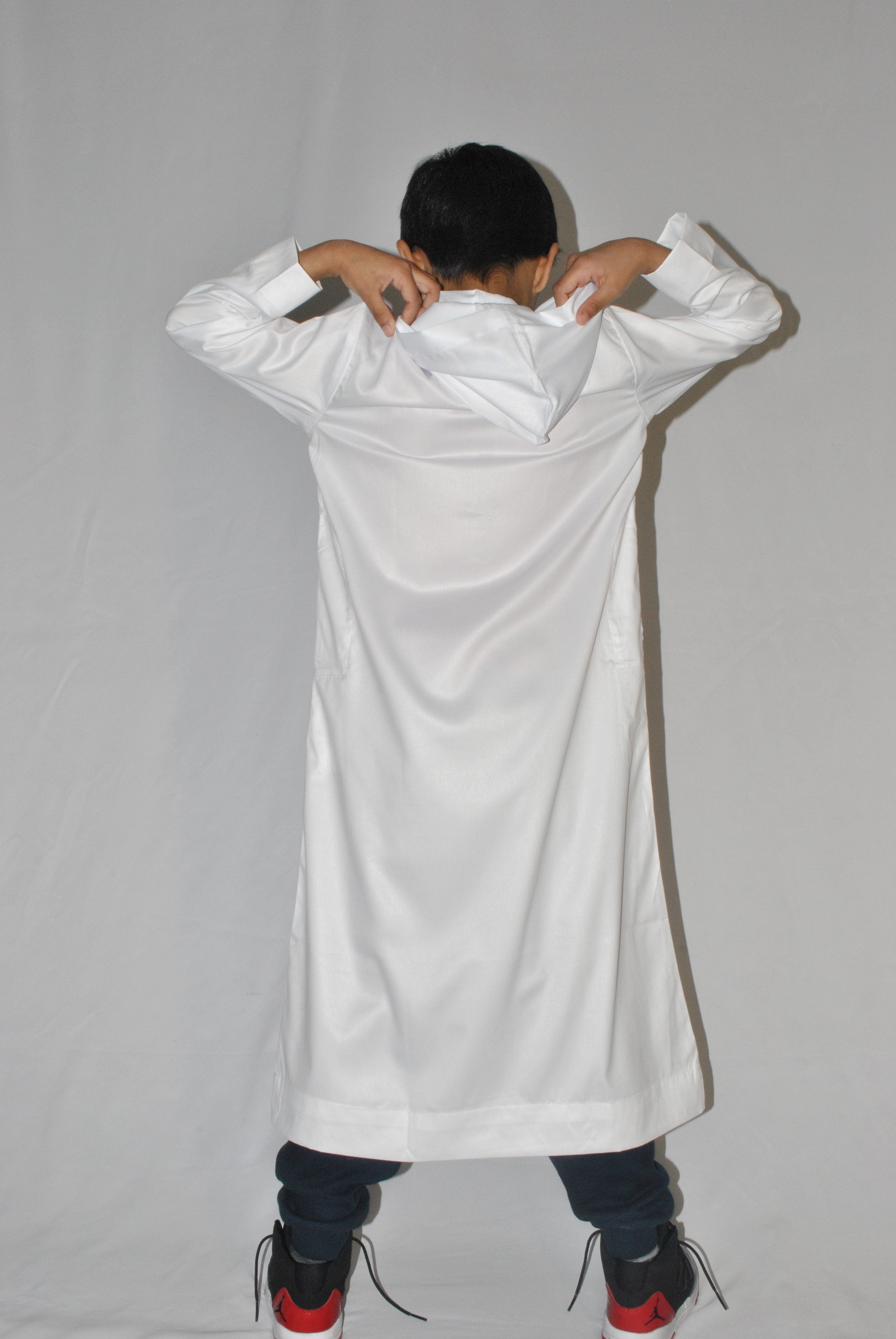 White Hooded Thobe