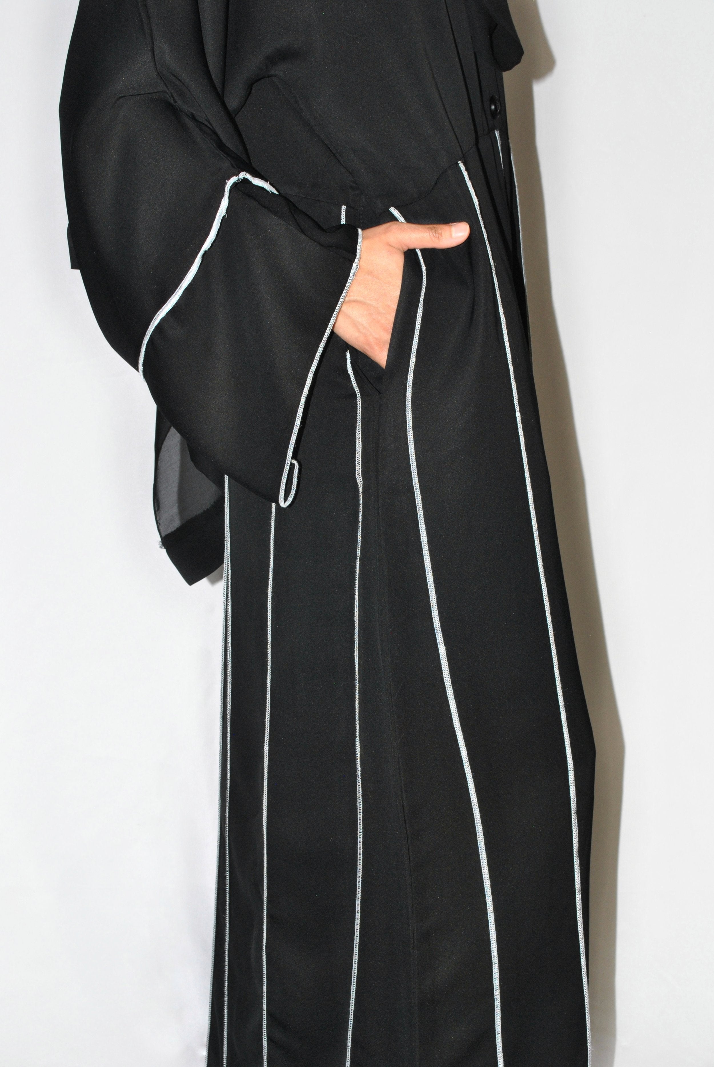 Classic Black Closed Abaya