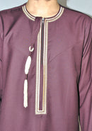 Burgundy Emirati Thobe