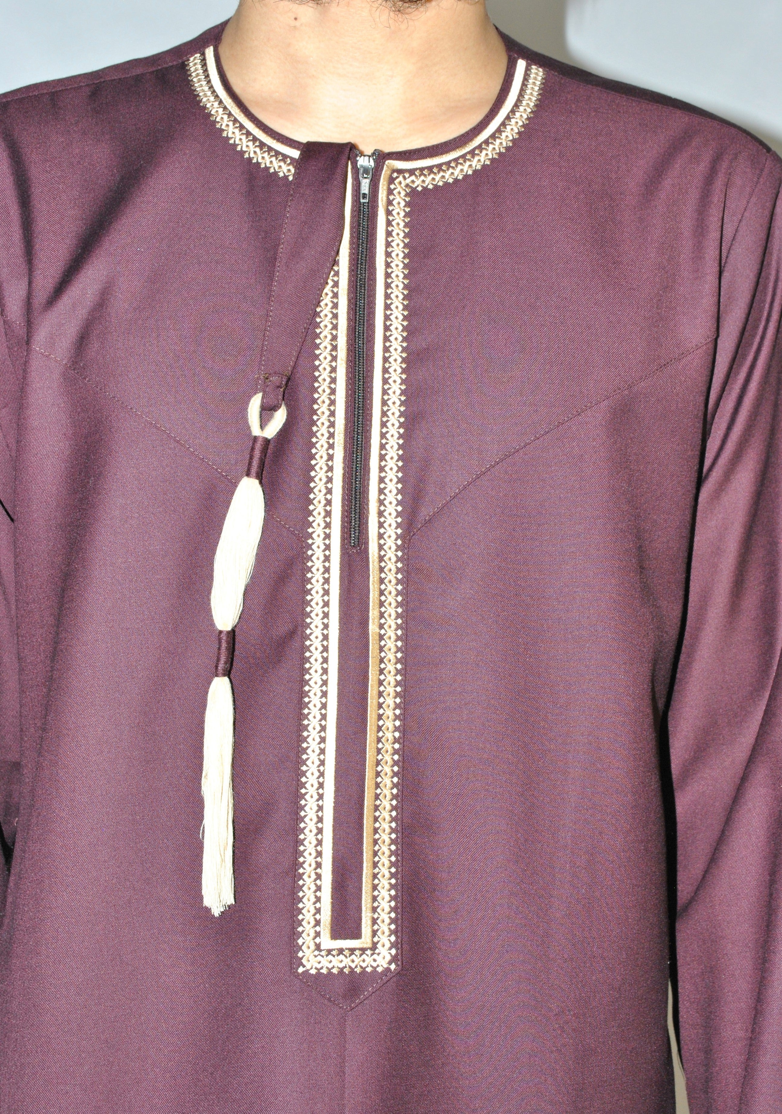 Burgundy Emirati Thobe