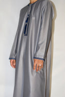 Grey & Navy Emirati Thobe