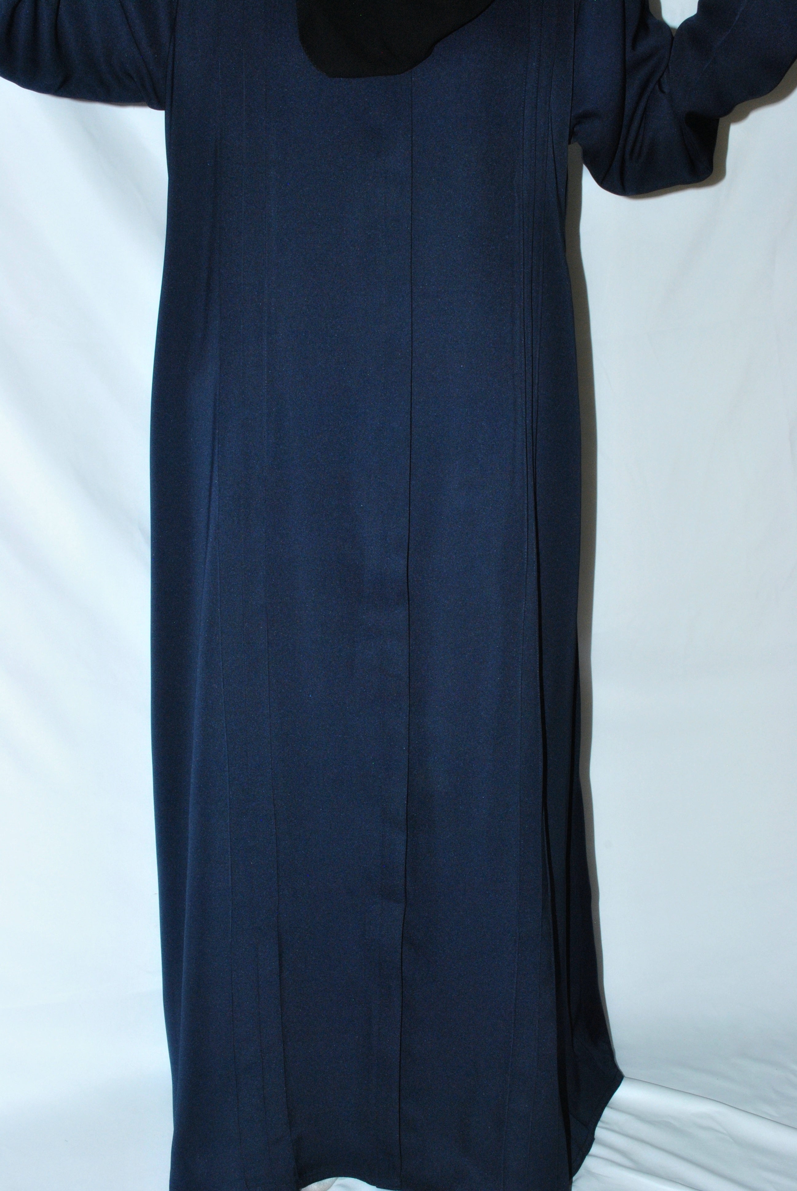 Navy Blue Everyday Open Abaya