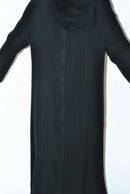 Black Everyday Open Abaya